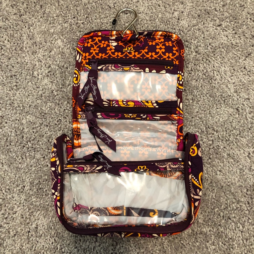 Vera Bradley small hanging jewelry travel bag